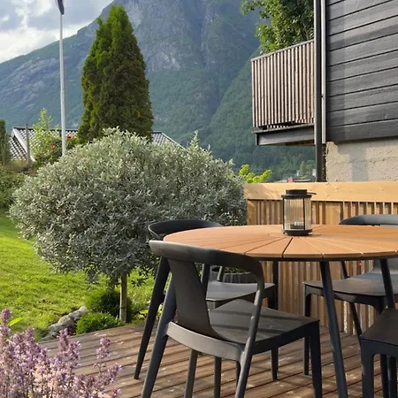 Centrally Located In Loen With Private Terrace Стрюн